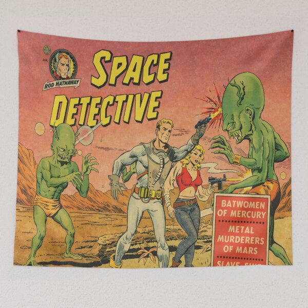 Item preview, Vintage Sci Fi Wall Art, Space Detective #2 Batwomen of Mercury, Wally Wood & Joe Orlando designed and sold by RickE.