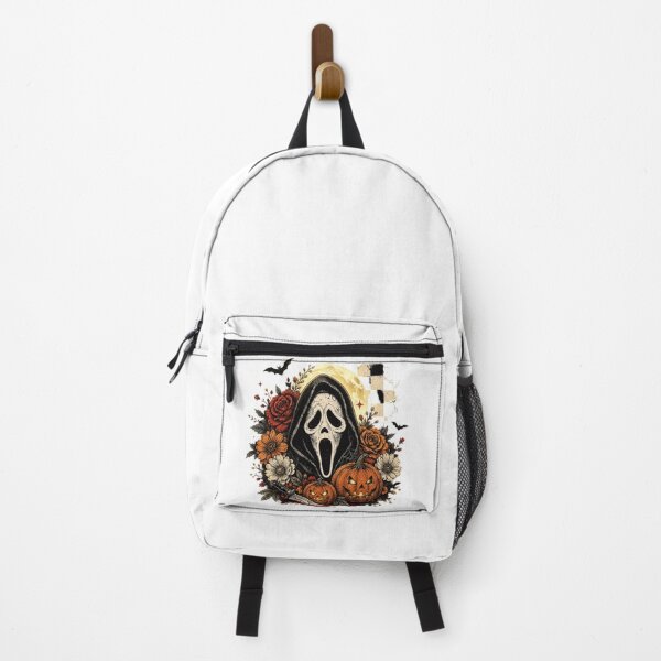 Item preview, Floral Halloween Horror Ghost Face Hooded Scary Mask designed and sold by Thread&Fable.