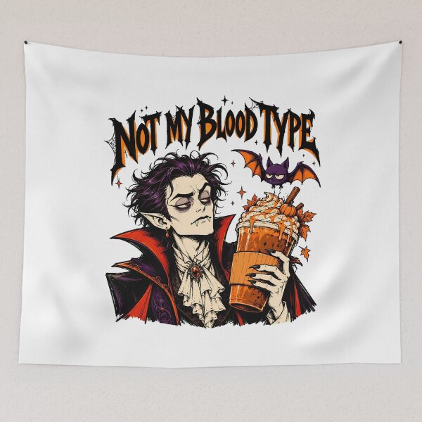 Item preview, Vampire Coffee Pumpkin Spice Halloween designed and sold by chattsuede.