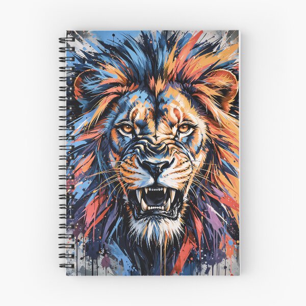 Item preview, Angry Lion Color Splash Canvas Print designed and sold by Marcu Ioachim.