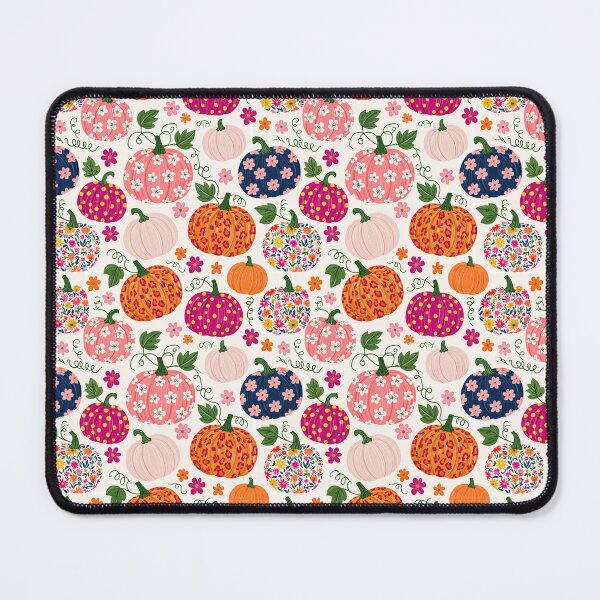 Item preview, Colorful Floral Pumpkin Pattern Print designed and sold by Derek Gillette.