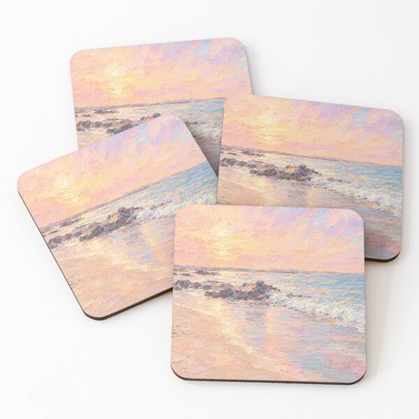 Item preview, Pastel Ocean Memories – Impressionist Seascape designed and sold by Paper&Palette.