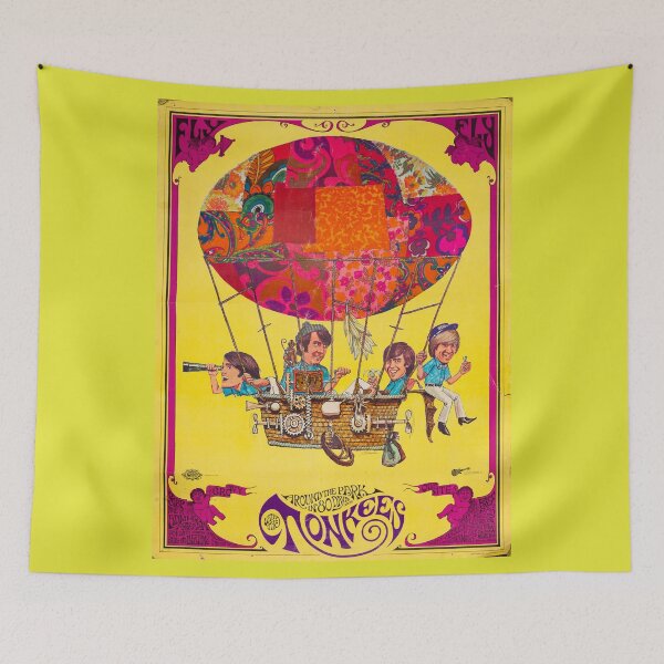 Item preview, The Monkees Band Original Custom Vintage Music Unique Poster Wall Art designed and sold by Cool Robot Bro..