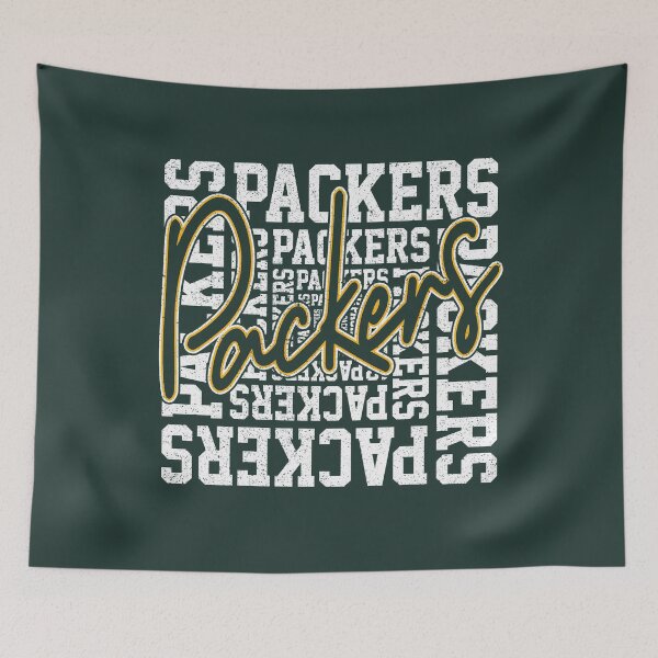 Item preview, Vintage Packers Script Distressed Football Fan Spirit designed and sold by Floral Vintage.