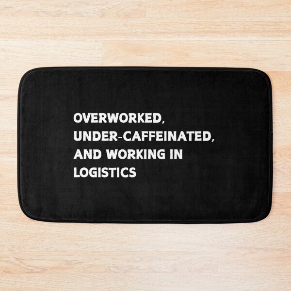Aperçu de l'œuvre Logistique surmenée, sous-caféinée, chaîne d'approvisionnement amusante créée et vendue par CapriCreatives.