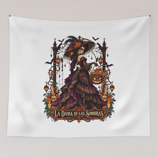 Item preview, Gothic Catrina Victorian Calavera Halloween designed and sold by chattsuede.
