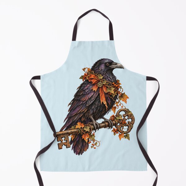 Item preview, Enchanted Raven with Ancient Key designed and sold by Honu2025.