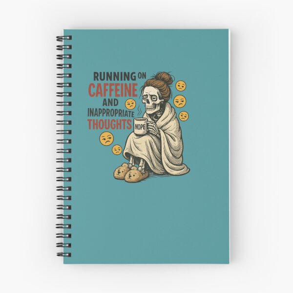 Item preview, Running on Caffeine and Inappropriate Thoughts designed and sold by sazuii.