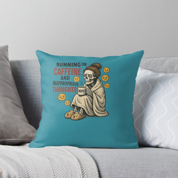 Item preview, Running on Caffeine and Inappropriate Thoughts designed and sold by sazuii.