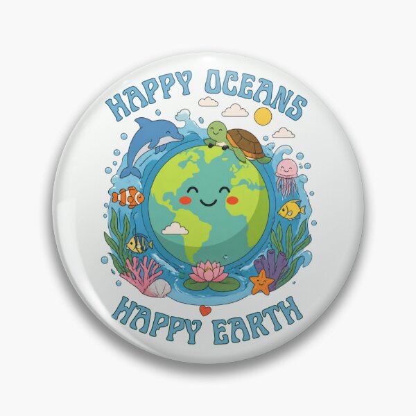 Item preview, Happy Oceans, Happy Earth designed and sold by joztees.