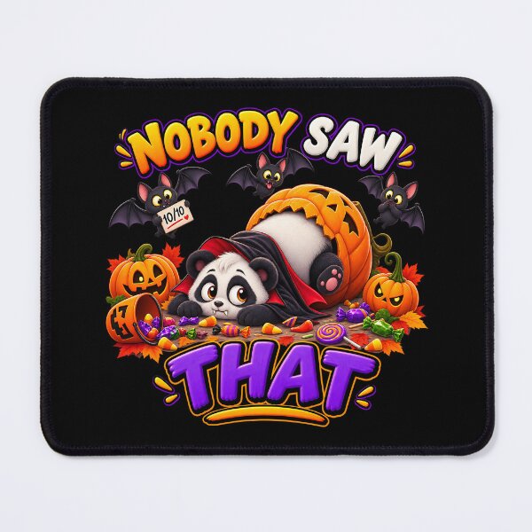 Item preview, Nobody Saw That Funny Halloween Panda designed and sold by Yomere.