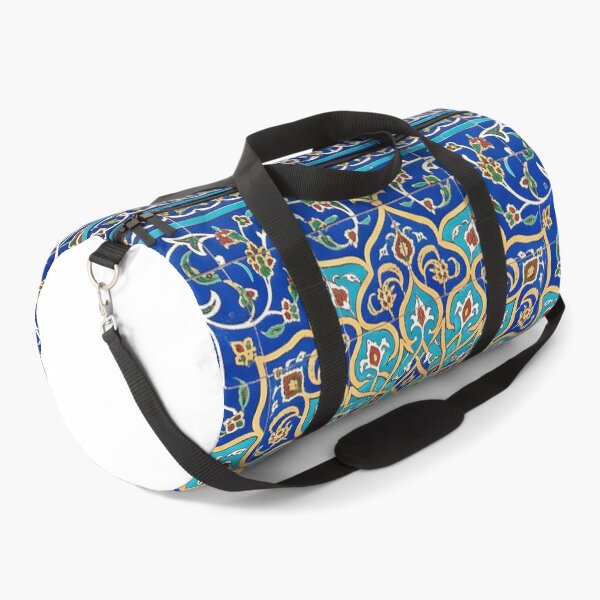 Item preview, Persian Tile Mosaic Traditional Blue Arabesque Pattern Iranian Architecture Art designed and sold by yousefi.