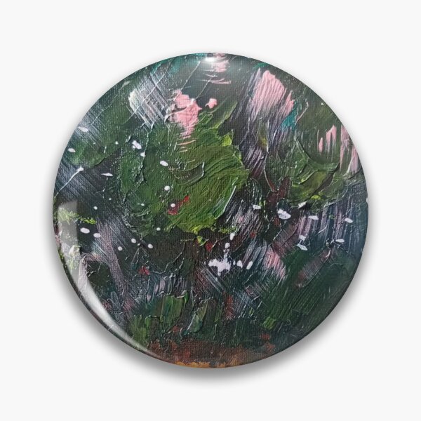 Item preview, Night Forest Ox Impasto Oil Painting designed and sold by KimberyBorjas.
