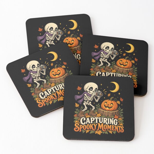 Item preview, Capturing Spooky Moments - Halloween Skeleton Photographer designed and sold by Good Mood Foundry.