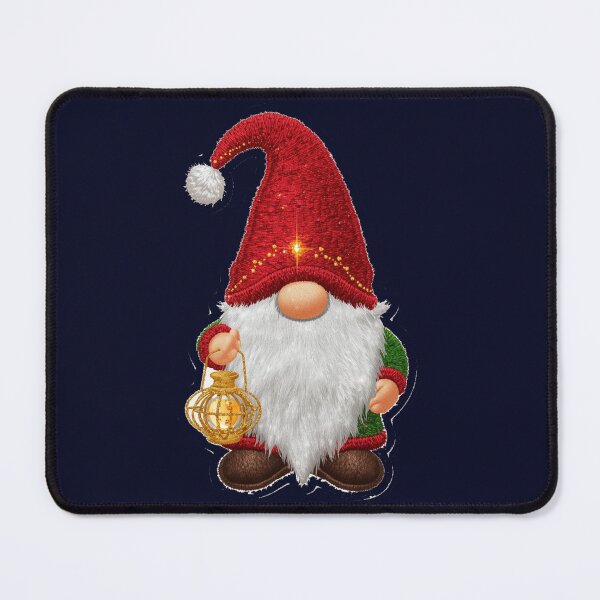 Item preview, 3D Christmas Gnome with Glowing Ornament Sticker designed and sold by MargaretPolanco.