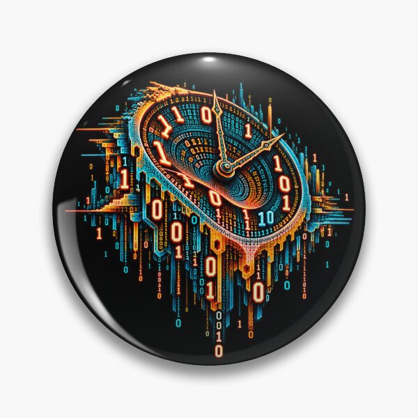 Item preview, Binary Timewarp – Digital Clock designed and sold by Kicor.