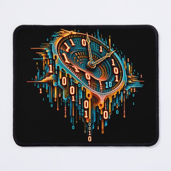 Item preview, Binary Timewarp – Digital Clock designed and sold by Kicor.