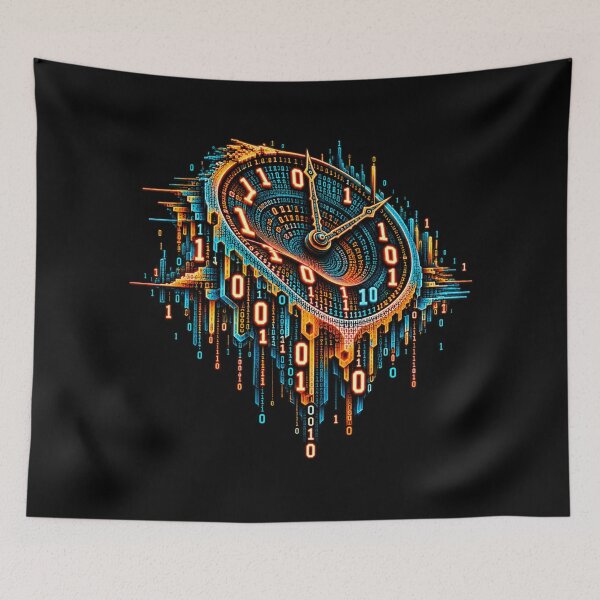 Item preview, Binary Timewarp – Digital Clock designed and sold by Kicor.