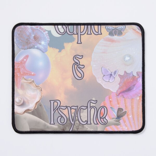 Item preview, Cupid and Psyche Pearl Shell Vaporwave Aesthetic Art designed and sold by The Lady Goblin's Goods.