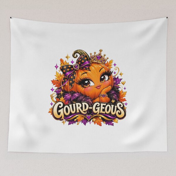 Item preview, Gourd-Geous Halloween Pumpkin Graphic, Cute Pumpkin PNG, Fall Halloween Clipart, Pumpkin Design designed and sold by Pixanova.