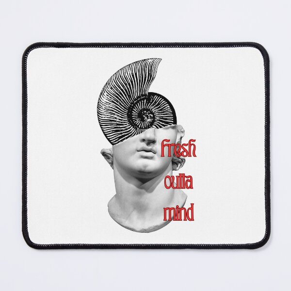 Item preview, Fresh Outta Mind Shell Head Greek Statue Surreal Art designed and sold by The Lady Goblin's Goods.