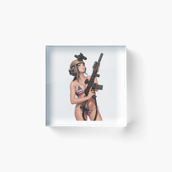 Item preview, American Gun Girl by RAWLIFEGRAPHIC designed and sold by RAWLIFEGRAPHIC.