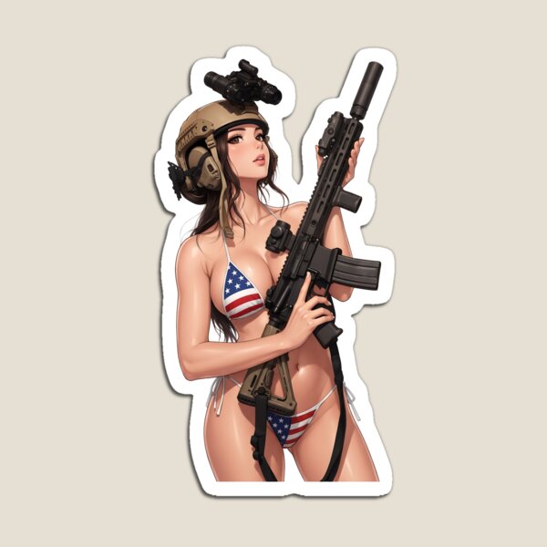 Item preview, American Gun Girl by RAWLIFEGRAPHIC designed and sold by RAWLIFEGRAPHIC.