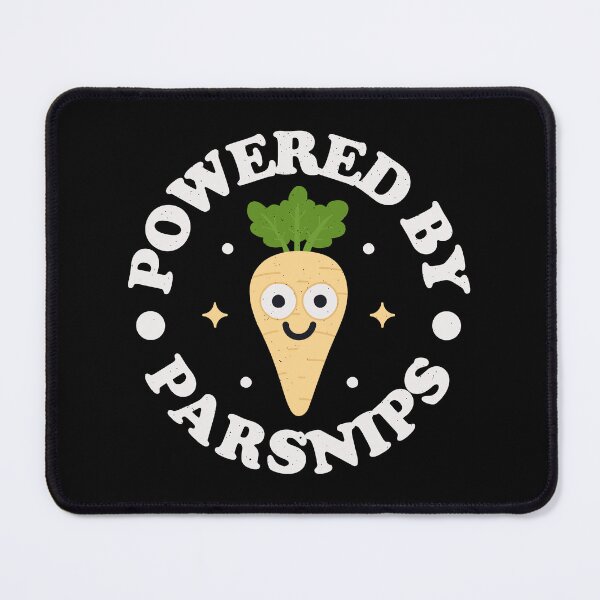 Item preview, Powered By Parsnips - Cute Root Vegetable Lover designed and sold by TomThornton.