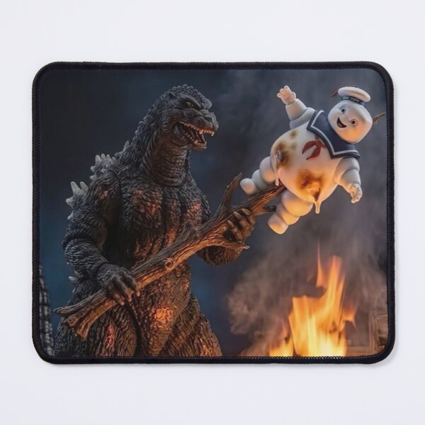 Item preview, Gojira Minus Zero Marshmallow Man Retro Monster Vintage Fan Art designed and sold by BryantDylanLove.