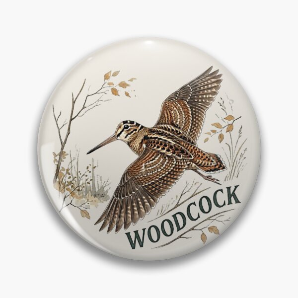 Item preview, Eurasian Woodcock in Flight, Watercolor designed and sold by TammyHunterArt.