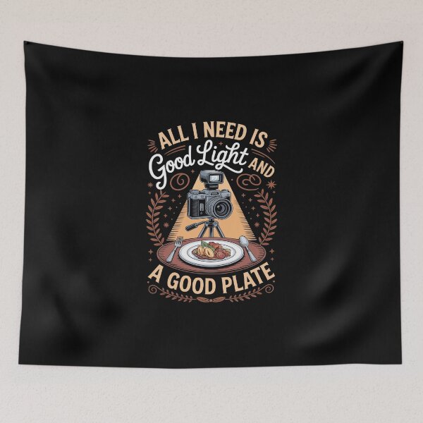 Item preview, All I Need Is Good Light And A Good Plate designed and sold by jkrphoto.