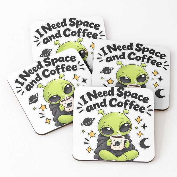 Item preview, I Need Space... And Coffee designed and sold by Little Bee.