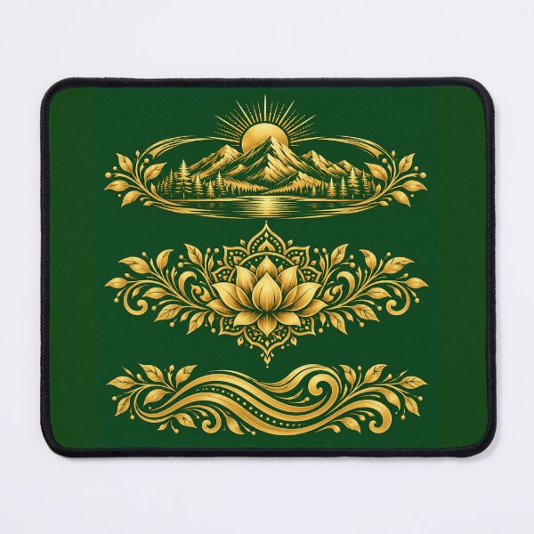 Item preview, Golden mountain lotus art designed and sold by urbanshop7.