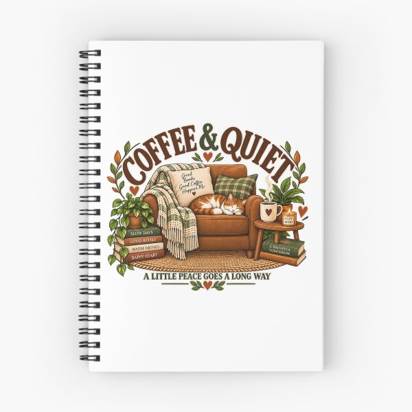 Item preview, Coffee & Quiet — Cozy Lifestyle Design designed and sold by GL Digital Artwork .
