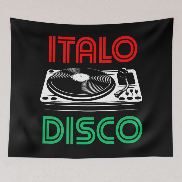Item preview, Italo Disco Turntable Vintage designed and sold by ForzaDesigns.