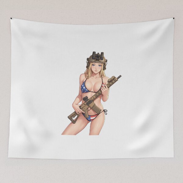 Item preview, American Gun Girl by RAWLIFEGRAPHIC designed and sold by RAWLIFEGRAPHIC.