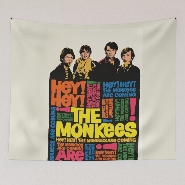 Item preview, The Monkees Band Original Custom Vintage Music Unique Poster Wall Art designed and sold by Cool Robot Bro..