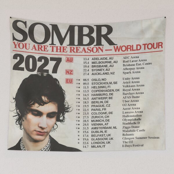 Item preview, european tour sombr 2027 abaikan designed and sold by zelcro.