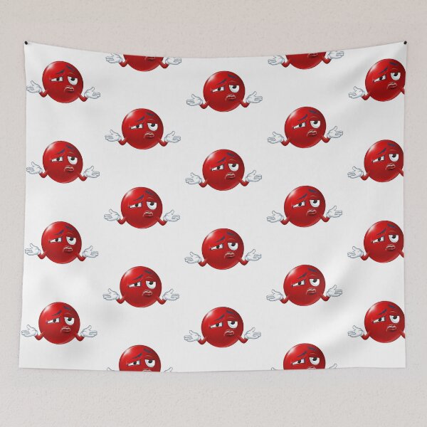 Item preview, Red Face Emoji Shrugging In Doubt designed and sold by Tom-Riley.