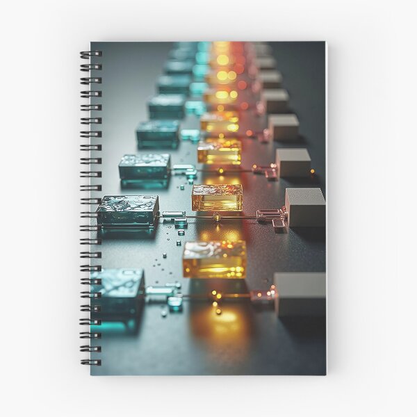 Item preview, Futuristic Glowing Microchip Glass Circuit Abstract Art designed and sold by profustock.