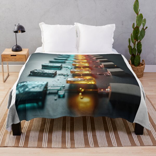 Item preview, Futuristic Glowing Microchip Glass Circuit Abstract Art designed and sold by profustock.