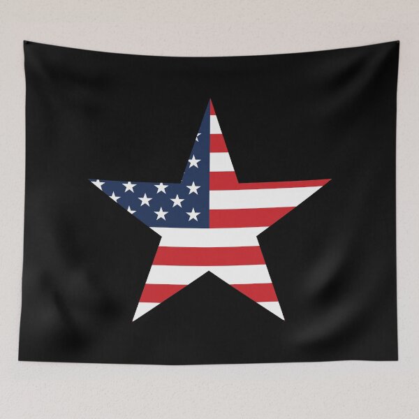 Item preview, American Flag Star | Patriotic USA Star designed and sold by Marshallamoakohene.