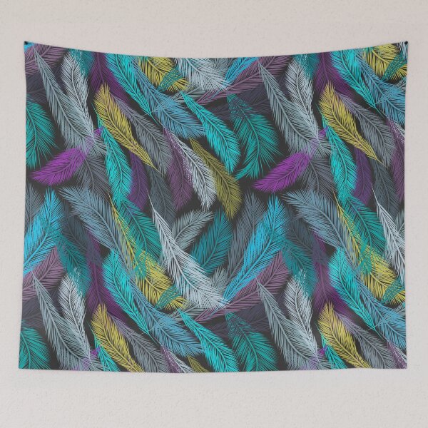 Item preview, Colorful Feathers designed and sold by OddlyAwesomeLLC.