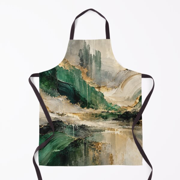 Item preview, Emerald Green and Gold Luxury Abstract Art designed and sold by GSizzle1.