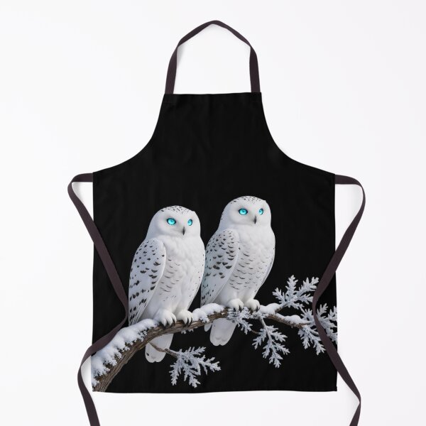 Item preview, Snowy Owls on Winter Branch designed and sold by Roanemermaid.