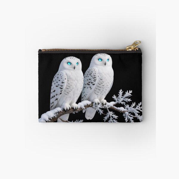 Item preview, Snowy Owls on Winter Branch designed and sold by Roanemermaid.