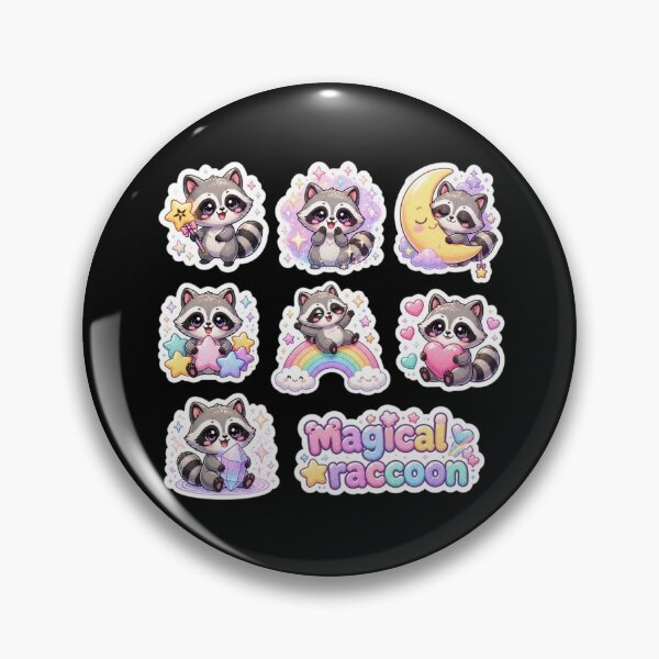 Item preview, Magical Celestial Raccoon Pack designed and sold by creativerooney.
