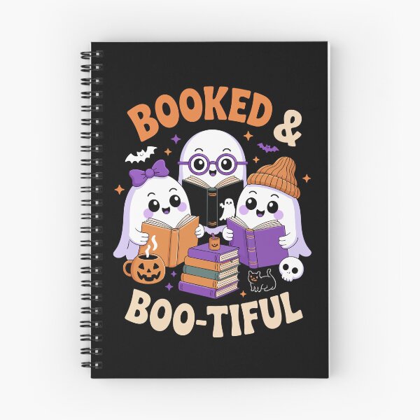 Item preview, Booked And Boo-tiful – Cute Reading Ghost Book Club Art designed and sold by jkrphoto.