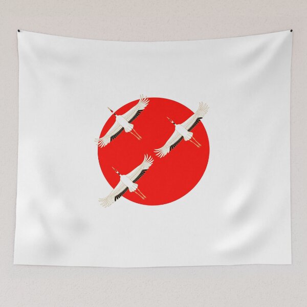 Item preview, Cranes Over Sunrise designed and sold by HillC1985.
