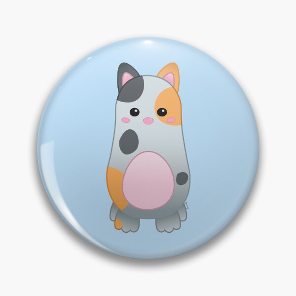 Item preview, Cute Pastel Baby Calico Cat - Kawaii Chibi illustration designed and sold by Agamaji.